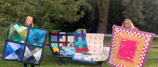 Project Linus share handmade comfort blankets with foster children